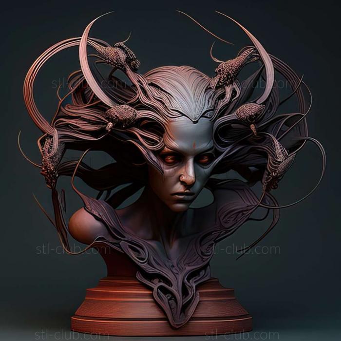 3D model Polyrhachis medusa (STL)